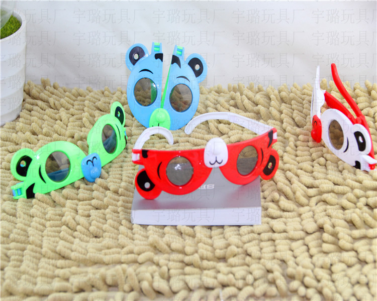 Children's Day Hot Sale Deformable Folding Glasses 5 Cute Cartoon Animal Glasses Kid's Toy Glasses