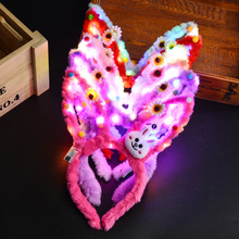 Christmas Hot Sale Glowing Christmas Glasses Christmas Decorations Cartoon Glasses Frame Small Gifts Toy Glasses
