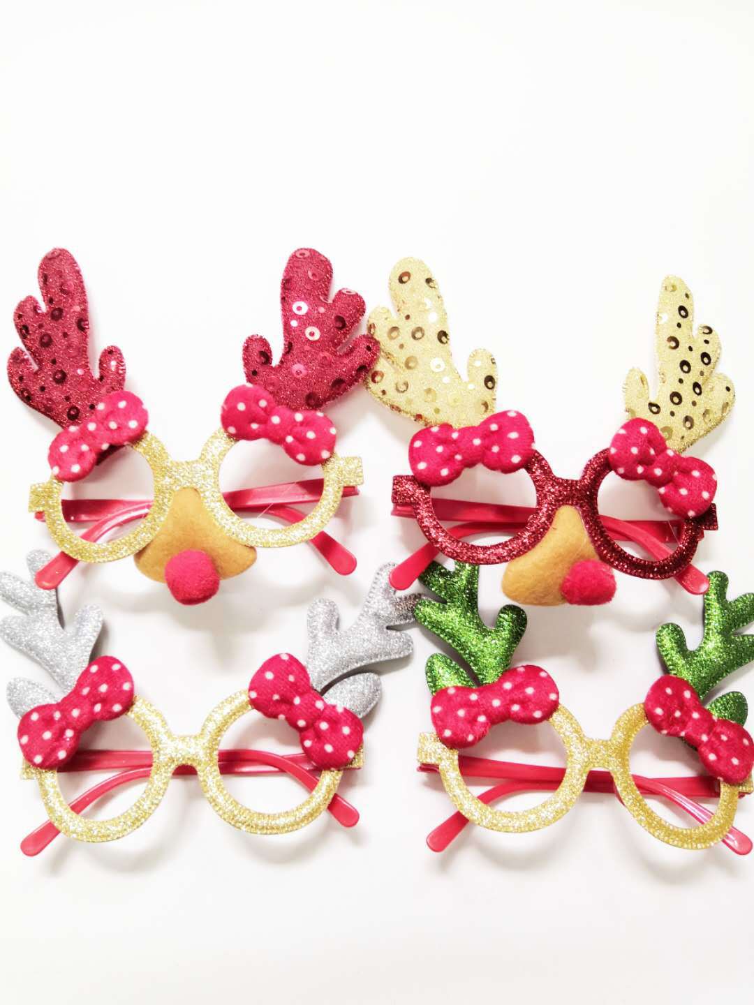 Christmas Decorations Adult and Children Universal Toy Santa Snowman Antlers Christmas Toy Glasses