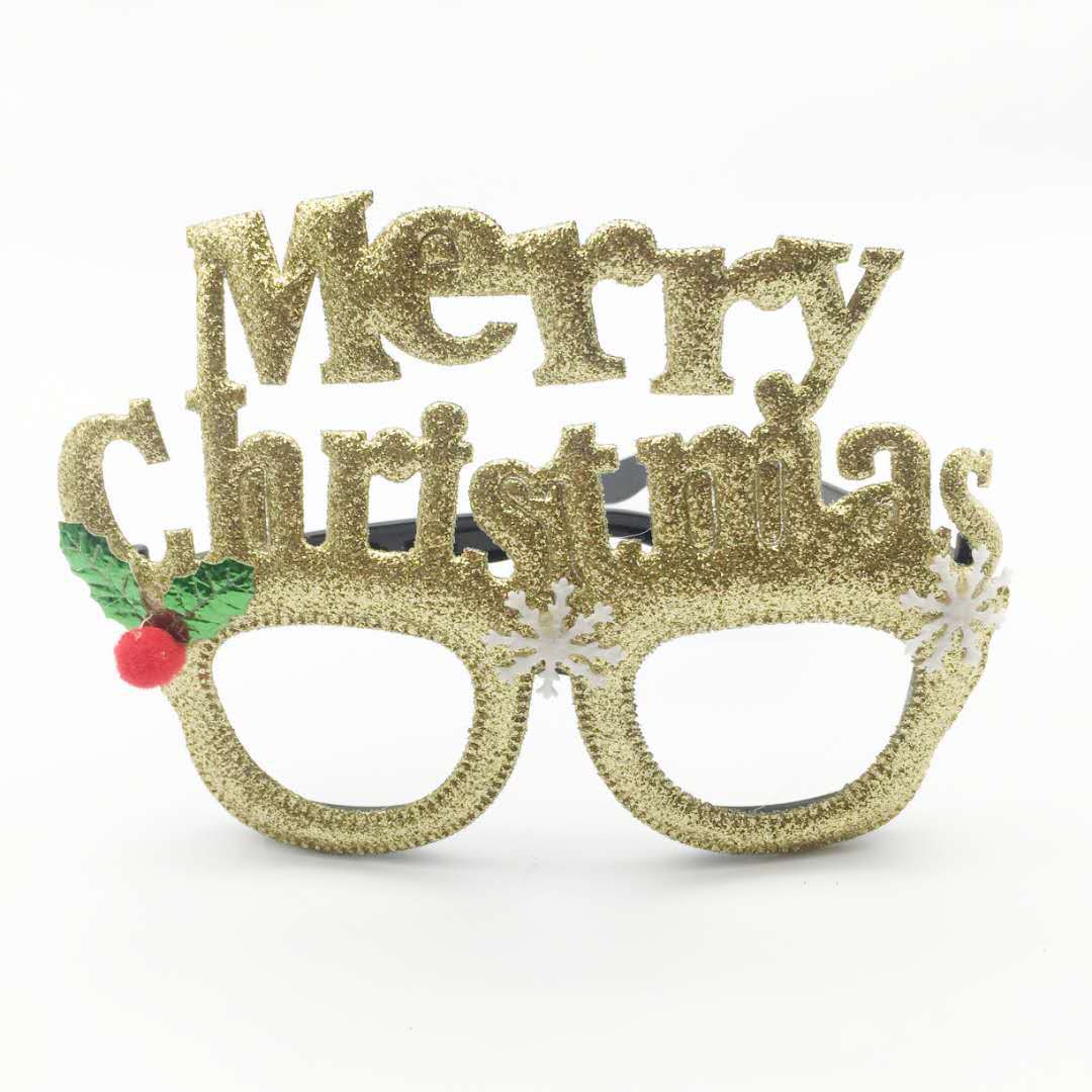 Christmas Decorations Adult and Children Universal Toy Santa Snowman Antlers Christmas Toy Glasses