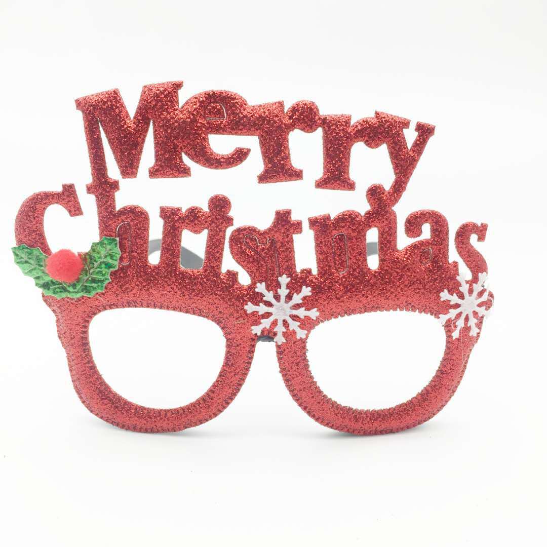 Christmas Decorations Adult and Children Universal Toy Santa Snowman Antlers Christmas Toy Glasses