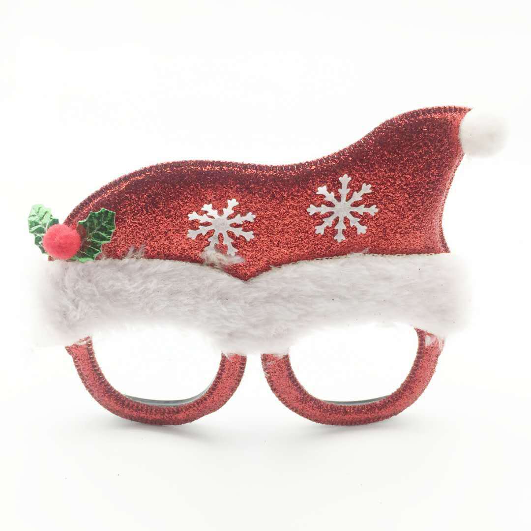 Christmas Decorations Adult and Children Universal Toy Santa Snowman Antlers Christmas Toy Glasses