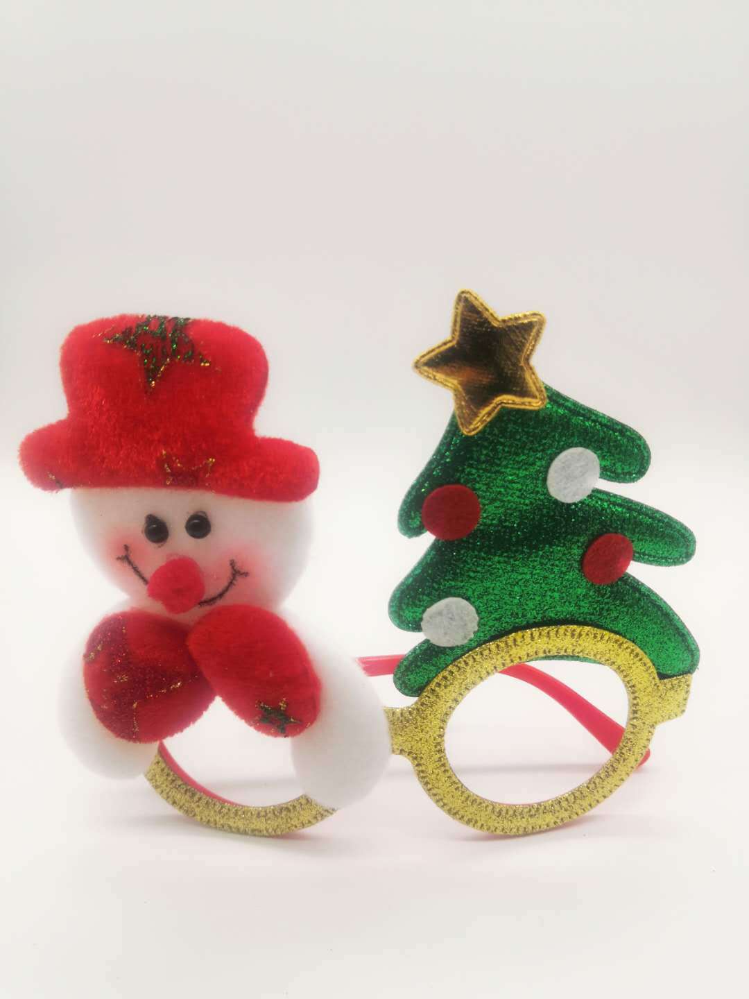Christmas Decorations Adult and Children Universal Toy Santa Snowman Antlers Christmas Toy Glasses