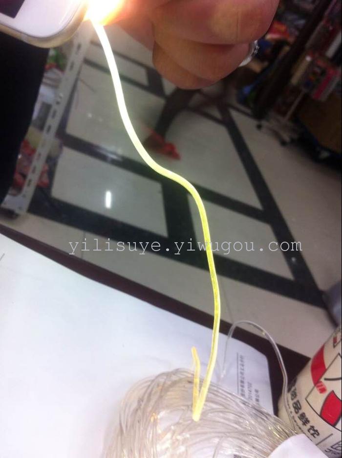 Toy glasses transparent light guide plastic round rope Toy glasses transparent light guide plastic round rope
