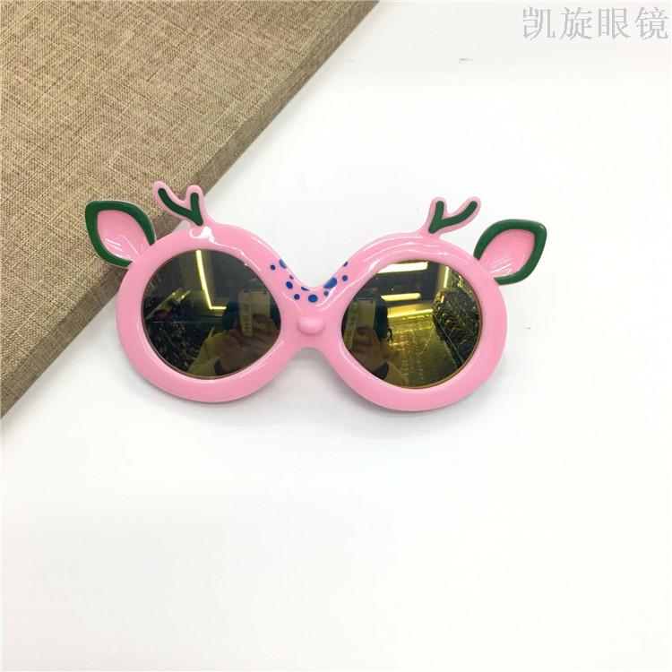 Children&#039;s sunglasses new anti-uv sunglasses for children fashionable men and women glasses baby cute toy glasses frame