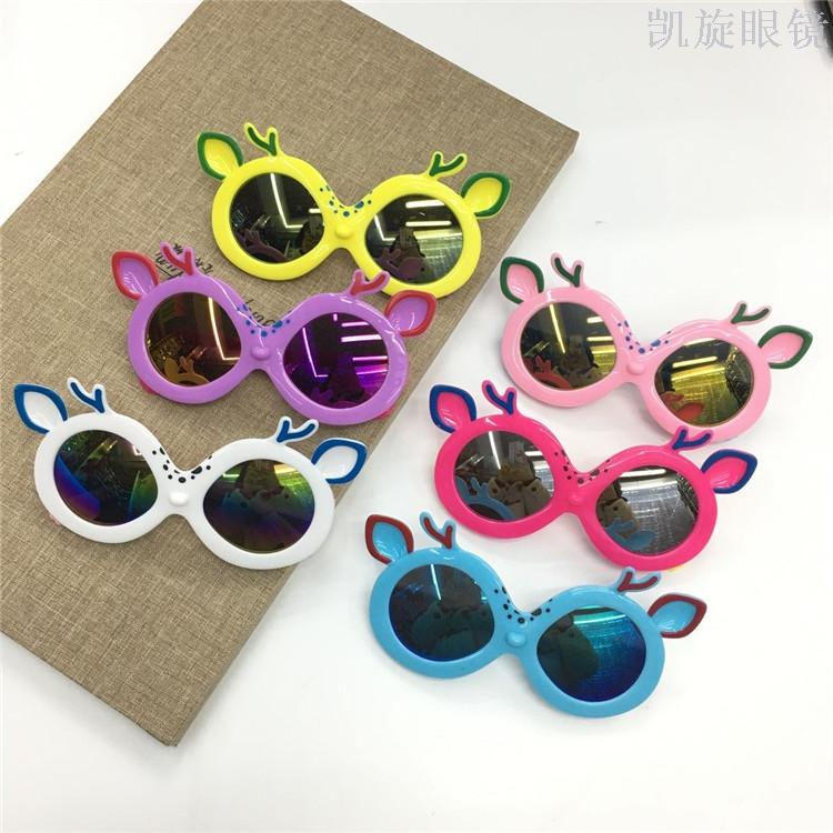 Children&#039;s sunglasses new anti-uv sunglasses for children fashionable men and women glasses baby cute toy glasses frame