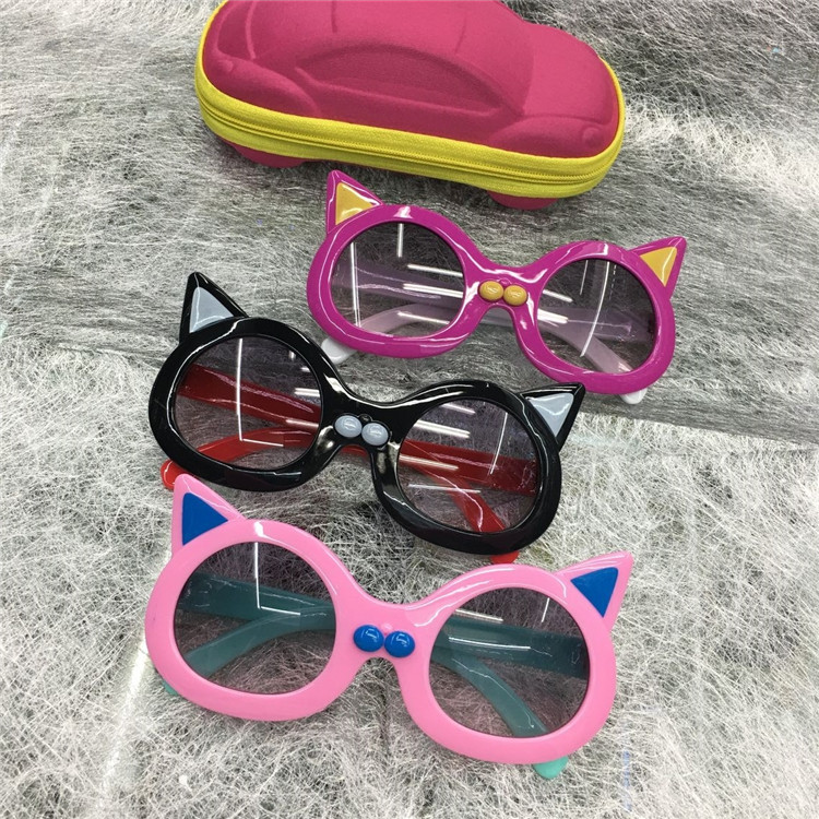 Children's sunglasses new anti-uv sunglasses for children fashionable men and women glasses baby cute toy glasses frame