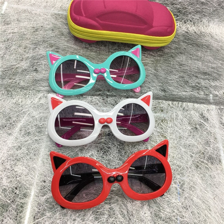 Children's sunglasses new anti-uv sunglasses for children fashionable men and women glasses baby cute toy glasses frame