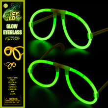 Apple - type fluorescent glasses accessory toy glasses plastic accessories and 5 x200 fluorescent stick to use.