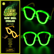 Apple - type fluorescent glasses accessory toy glasses plastic accessories and 5 x200 fluorescent stick to use.