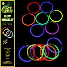 Apple - type fluorescent glasses accessory toy glasses plastic accessories and 5 x200 fluorescent stick to use.