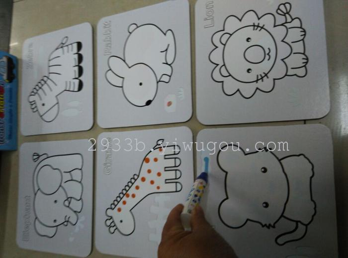 New product plane jigsaw water painting animal patterns colorful boxes package children educational toys New product plane jigsaw water painting animal patterns colorful boxes package children educational toys