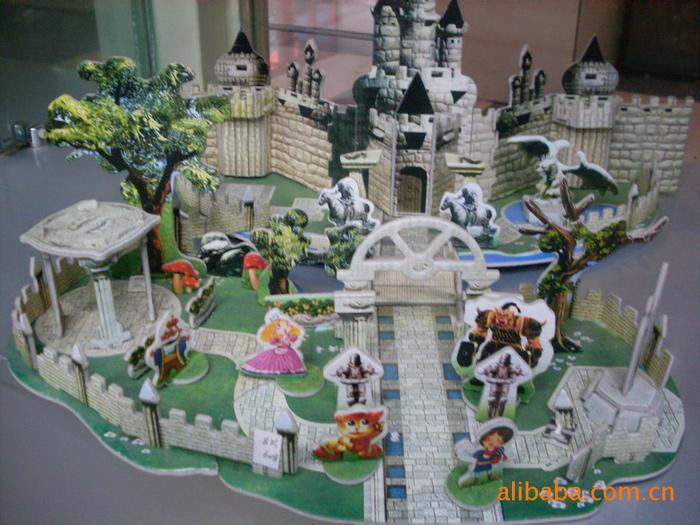 Big 8 bubble template three-dimensional puzzle 3D jigsaw XY609 Cinderella pattern Big 8 bubble template three-dimensional puzzle 3D jigsaw XY609 Cinderella pattern