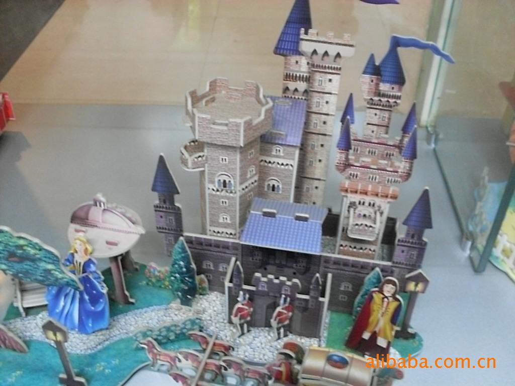 Big 8 bubble template three-dimensional puzzle 3D jigsaw XY609 Cinderella pattern