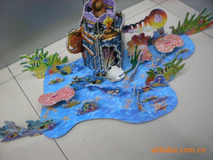 Big 8 bubble template three-dimensional puzzle 3D jigsaw XY609 Cinderella pattern Big 8 bubble template three-dimensional puzzle 3D jigsaw XY609 Cinderella pattern