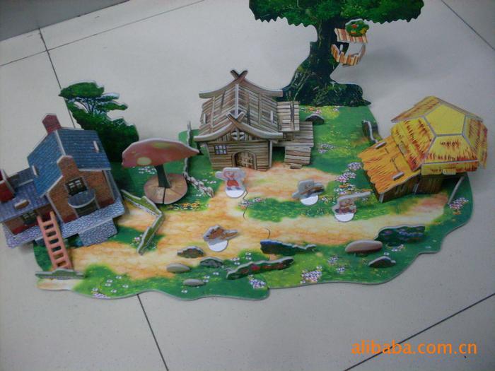 Big 8 bubble template three-dimensional puzzle 3D jigsaw XY626 pattern Big 8 bubble template three-dimensional puzzle 3D jigsaw XY626 pattern