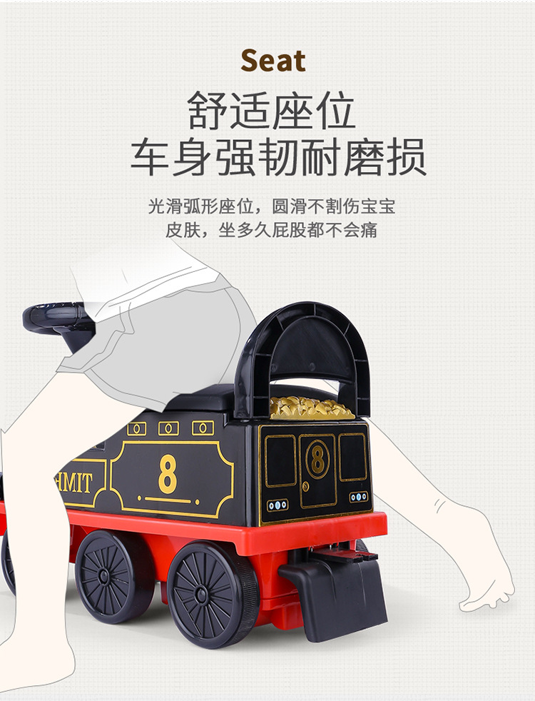 Small Train Electric Rail Car Child Baby Walker Portable Stroller Toy Car for 3 Years Old Wholesale Small Train Electric Rail Car Child Baby Walker Portable Stroller Toy Car for 3 Years Old Wholesale