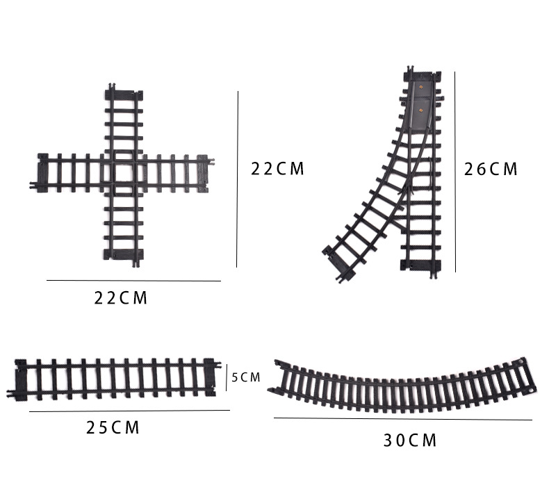 Children's Simulation Electric Track Will Smoke Classical Model High-Speed Rail Trailer Small Train Retro Steam Toy