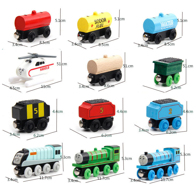 58 New magnetic mini train Cake Decorated Thomas the Little train Toy Track Mini train