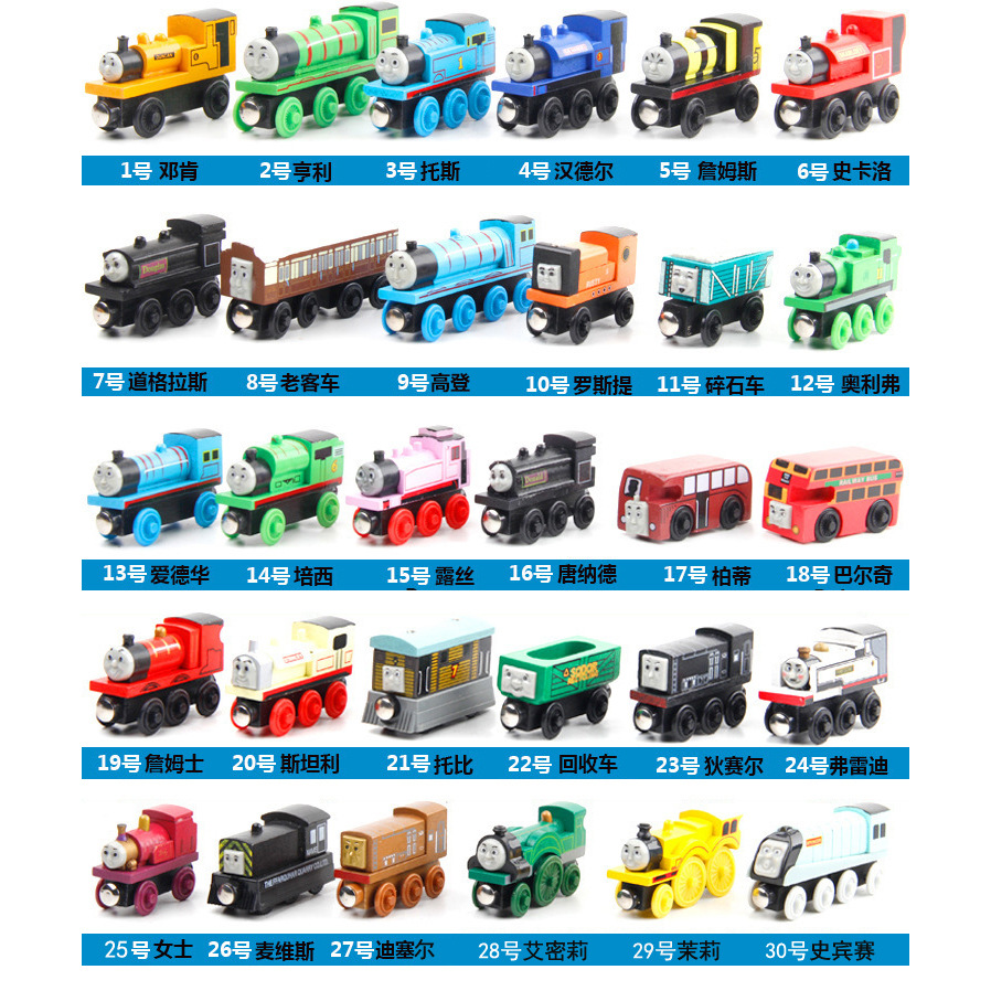58 New magnetic mini train Cake Decorated Thomas the Little train Toy Track Mini train