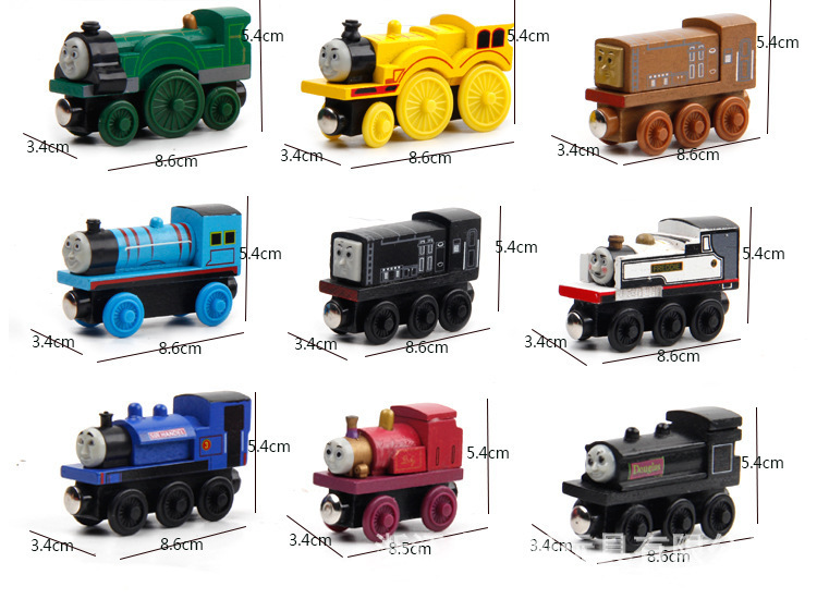 58 New magnetic mini train Cake Decorated Thomas the Little train Toy Track Mini train