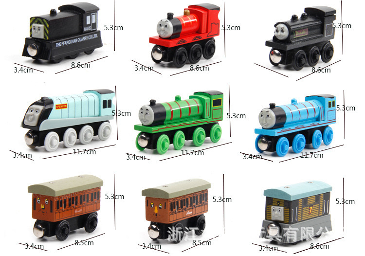 58 New magnetic mini train Cake Decorated Thomas the Little train Toy Track Mini train