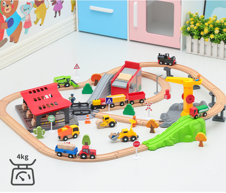 Train Toy Series Children's Multifunctional Puzzle Building Blocks Compatible with Thomas Game Pack Track Train Toy Series Children's Multifunctional Puzzle Building Blocks Compatible with Thomas Game Pack Track
