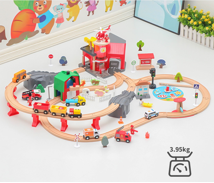 Train Toy Series Children's Multifunctional Puzzle Building Blocks Compatible with Thomas Game Pack Track Train Toy Series Children's Multifunctional Puzzle Building Blocks Compatible with Thomas Game Pack Track