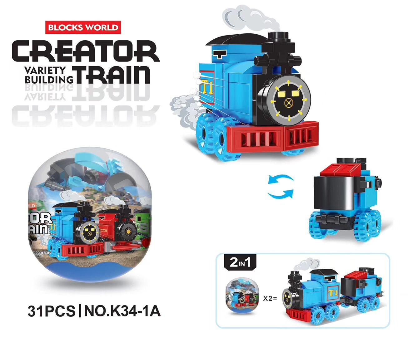 Train Story Building Blocks Capsule Toy Splicing Children's Early Childhood Education Toys Chenghai Source Train Story Building Blocks Capsule Toy Splicing Children's Early Childhood Education Toys Chenghai Source