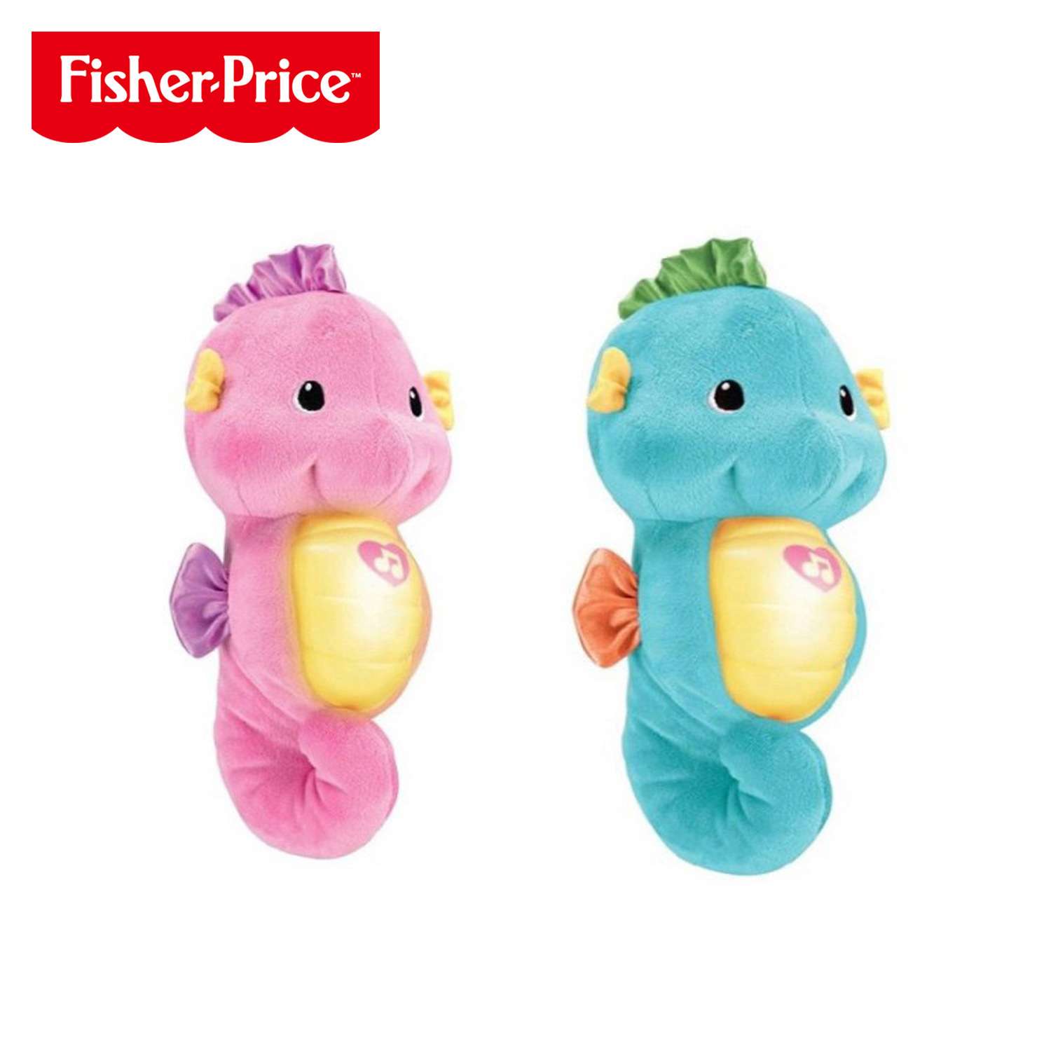 Fisher baby Early Education sleep aid music toy baby baby train wisdom Seahorse DGH82