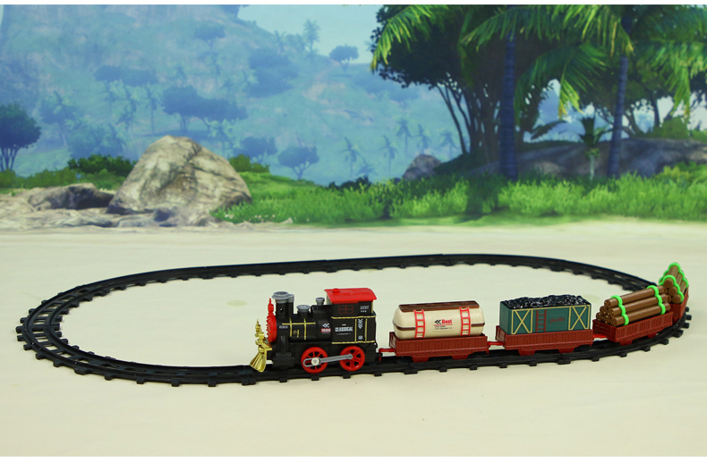 Simulation Classical Smoke Train Children Electric Rail Car Train Toy Simulation Classical Smoke Train Children Electric Rail Car Train Toy
