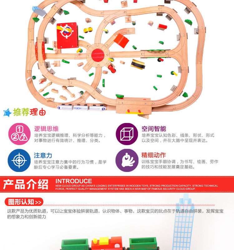 High-Speed Rail 130P Wooden Wooden Wooden Belt Rail Car CRH Harmony Electric Train Toy High-Speed Rail 130P Wooden Wooden Wooden Belt Rail Car CRH Harmony Electric Train Toy