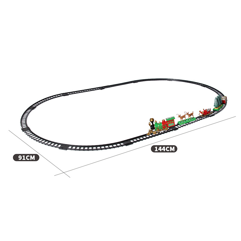 Cross-Border Amazon Supply Christmas Toys Electric Track Train Train Toy