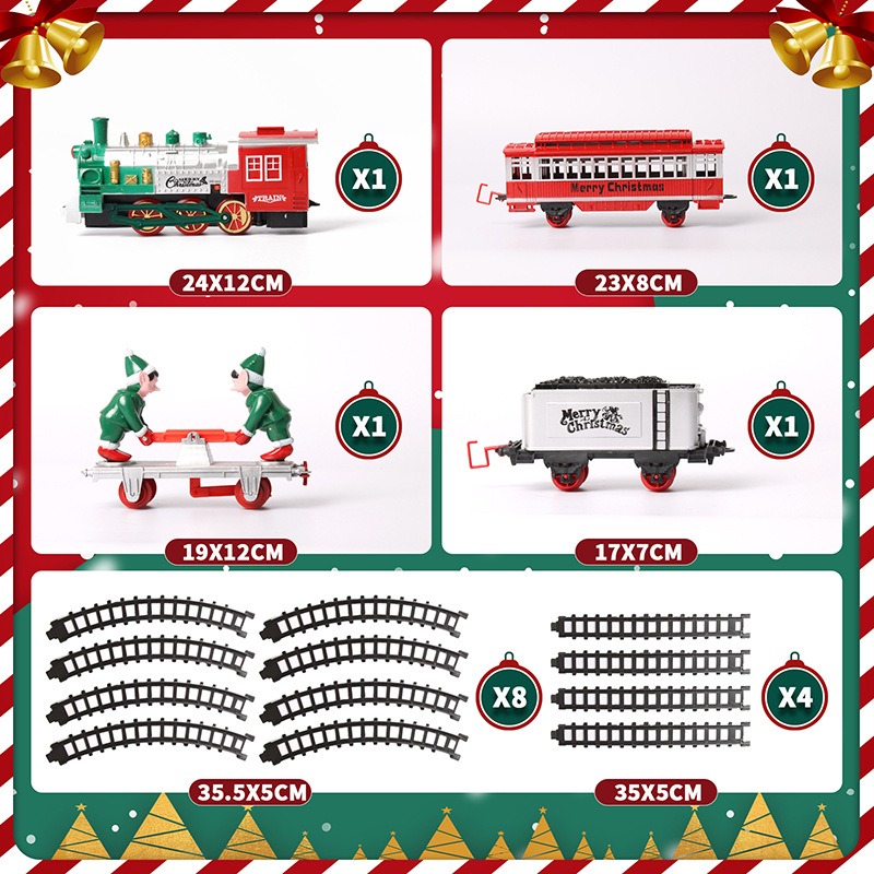 Cross-Border Amazon Supply Christmas Toys Electric Track Train Train Toy Cross-Border Amazon Supply Christmas Toys Electric Track Train Train Toy
