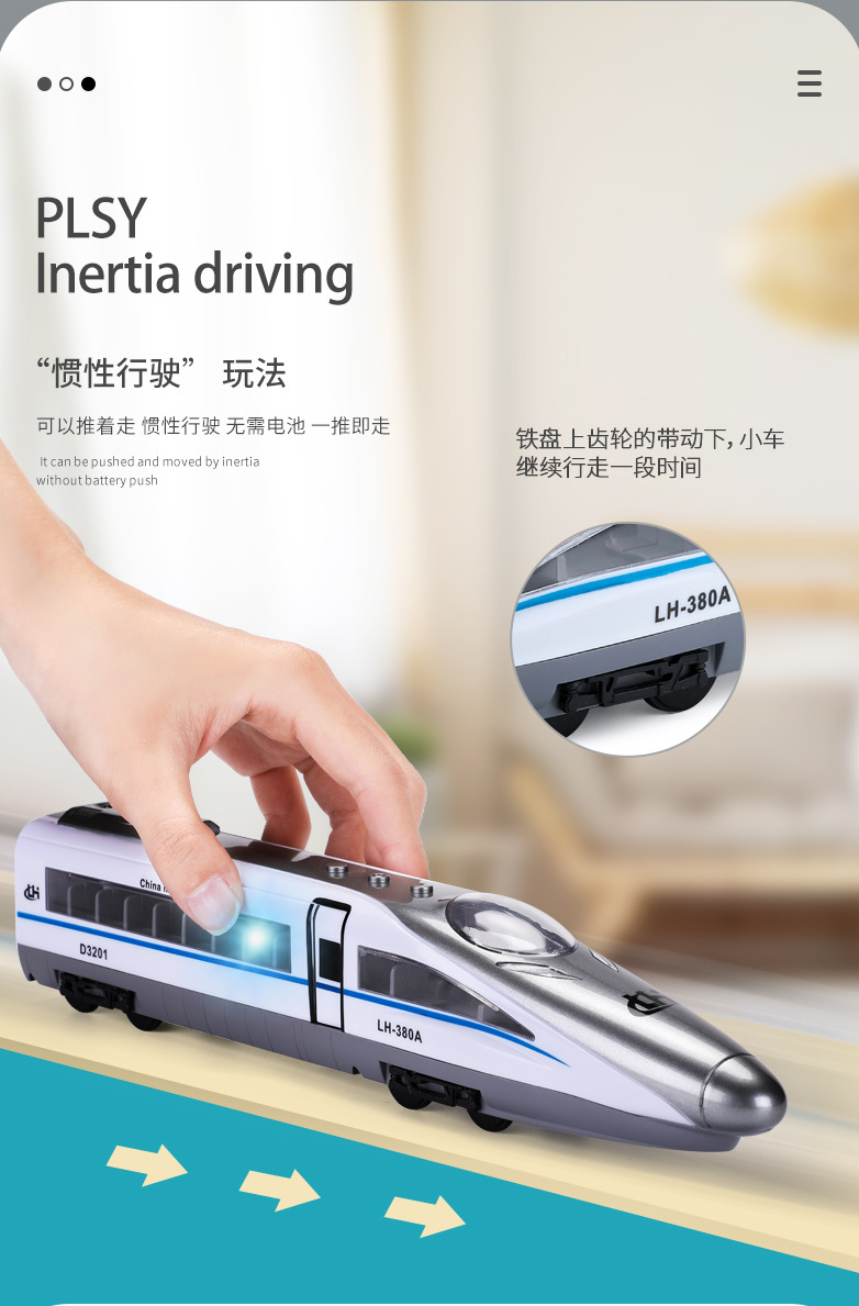 Linghui Simulation Inertia Green Leather Train with Sound and Light Children Boys' Train Toy Linghui Simulation Inertia Green Leather Train with Sound and Light Children Boys' Train Toy