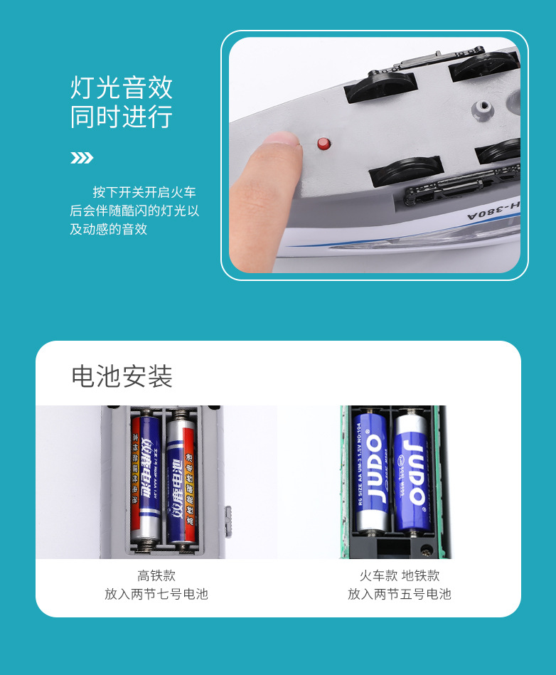 Linghui Simulation Inertia Green Leather Train with Sound and Light Children Boys' Train Toy Linghui Simulation Inertia Green Leather Train with Sound and Light Children Boys' Train Toy