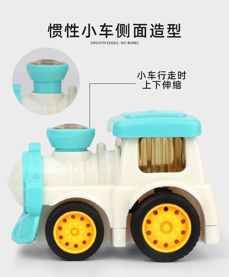 Toys Internet Celebrity Children's Inertia Engineering Car Toys Cartoon Train Train Toy