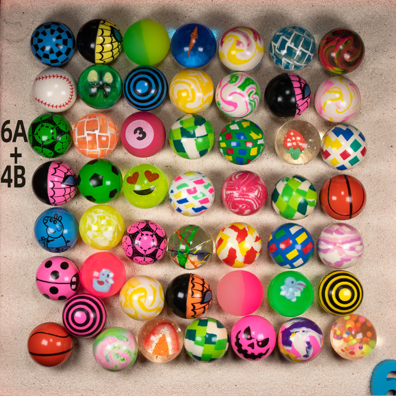 No. 45 Elastic Ball Children 'S Toys Solid Mixed Bouncing Ball Binary Gashapon Machine Jumping Ball More Than Bouncy Ball No. 45 Elastic Ball Children 'S Toys Solid Mixed Bouncing Ball Binary Gashapon Machine Jumping Ball More Than Bouncy Ball