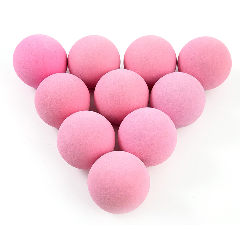 Dongguan Eva Fascia Gun Head Children&#039;s Toy Rainbow Ball Eva Toy Building Block Ball Optional Color Size Bouncy Ball