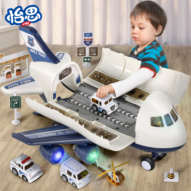 Large Aircraft Toys Children Inertial Vehicle Model Storage Plane Toy