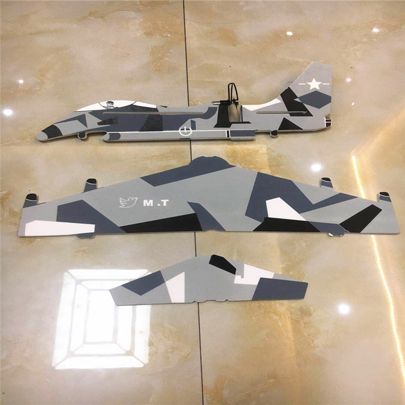 Factory Wholesale Toy Model Bubble Plane 48cm Hand Throw Plane Model Airplane Children Glider Luminous Toys