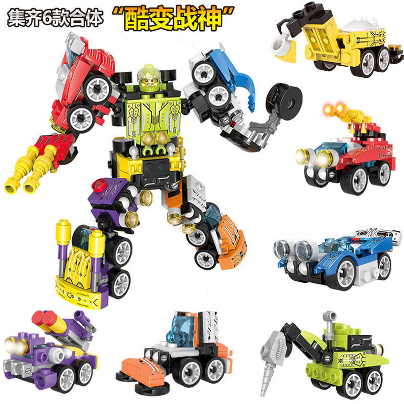 Children&#039;s Building Blocks Jigsaw Puzzle Educational Toy Car Tank Plane Gifts for Boys and Girls Compatible with Lego Building Blocks