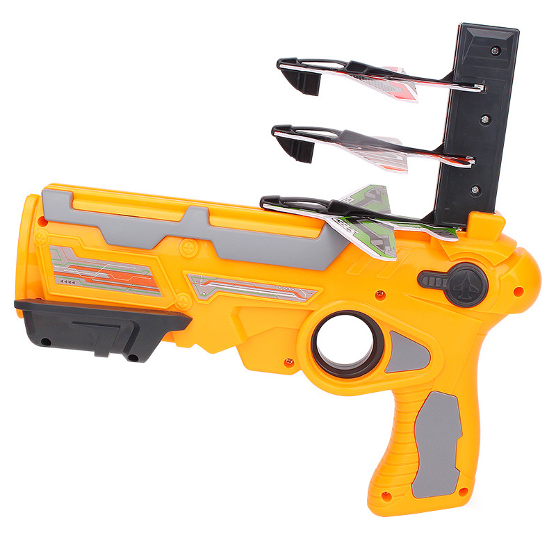 Douyin Online Influencer Bubble Plane Firing Gun Children&#039;s Outdoor Continuous Firing Continuous Firing Gun Glider Toy