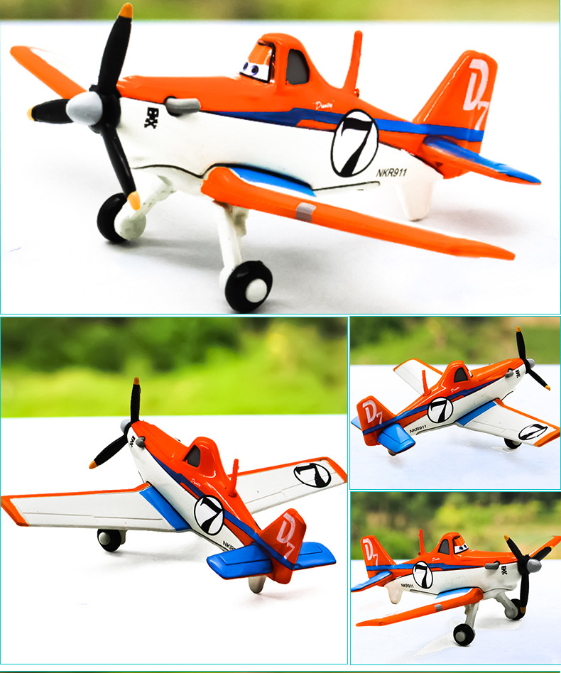 A toy model of A child's fighter plane, Captain Dusty 7, Captain 5 and 11, is A gift