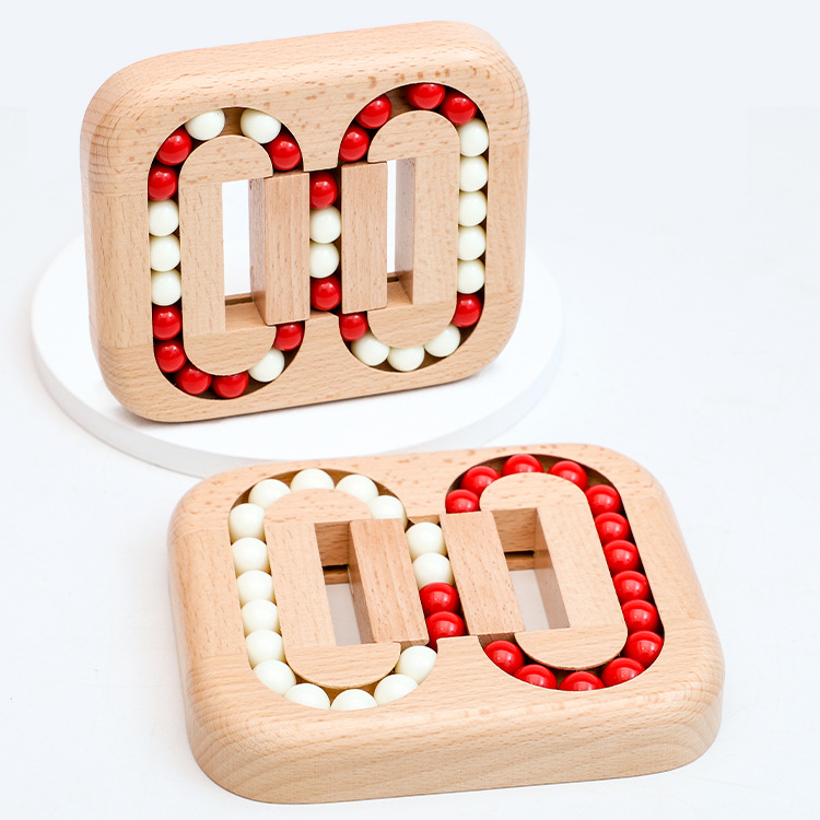 Dr. Mu Traditional Educational Brainy Toy Maze Unlock Intelligence Plane Ball Children Burr Puzzle Storage Box