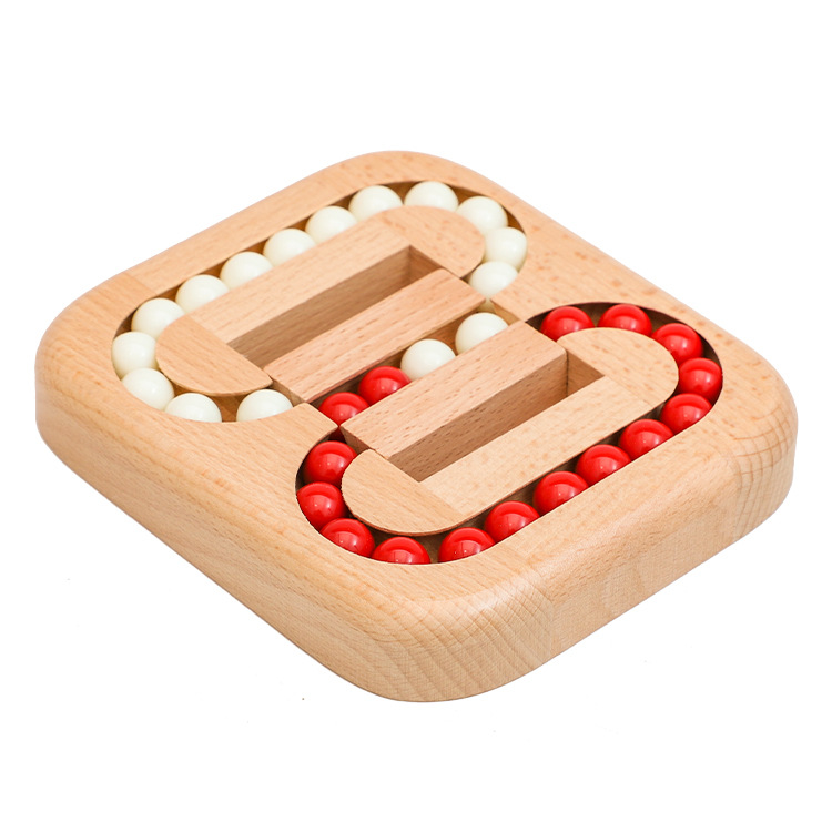Dr. Mu Traditional Educational Brainy Toy Maze Unlock Intelligence Plane Ball Children Burr Puzzle Storage Box
