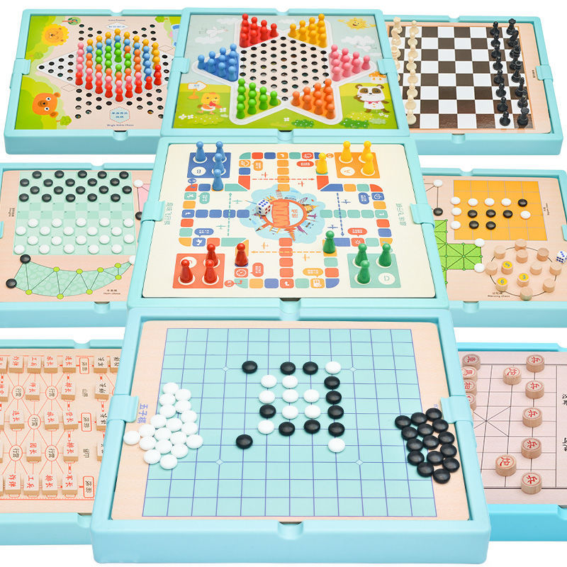 Dr. Mu Traditional Educational Brainy Toy Maze Unlock Intelligence Plane Ball Children Burr Puzzle Storage Box