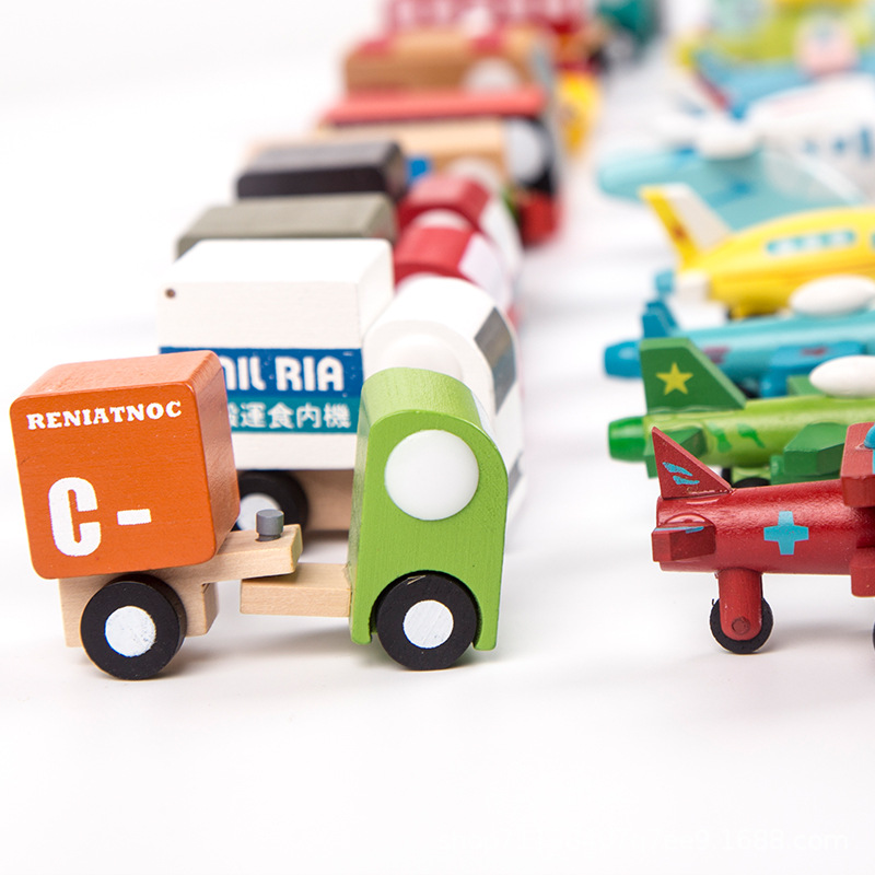 SOURCE Manufacturer Wind Car Wooden Mini Plane Toy