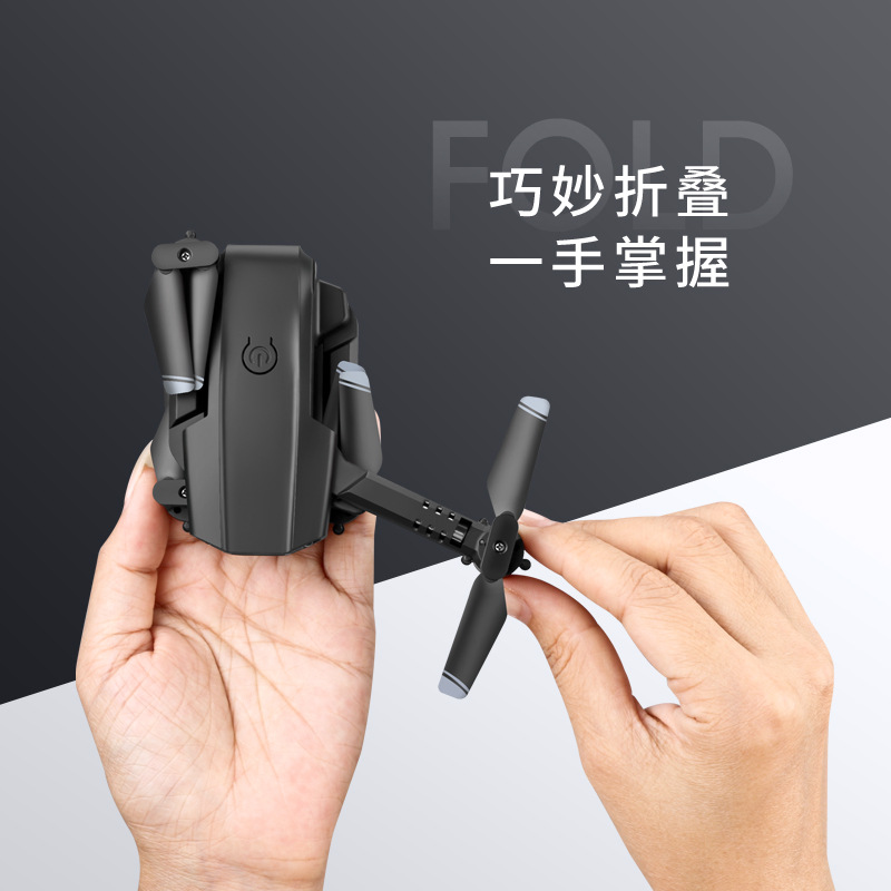 Mini Folding UAV LS-XT6 Multi-Rotor Dual Lens Aircraft for Areal Photography 4K Pixel Remote Control Toy Plane
