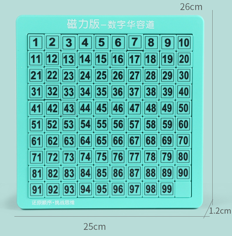 Educational Digital Klotski Logical Thinking Training with Pen Writable Brain Plane Game Toy